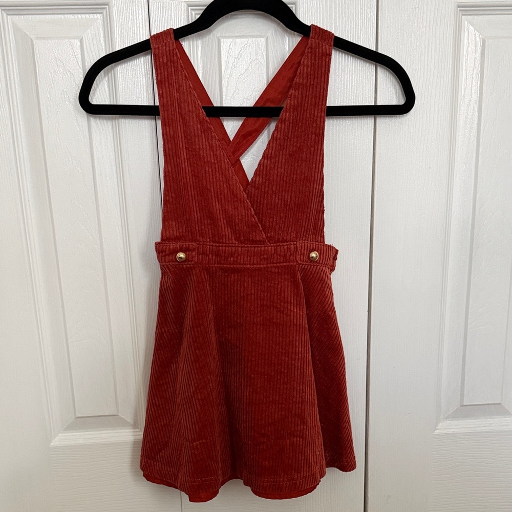 Janie and Jack Velvet Dress Jumper Sz 6